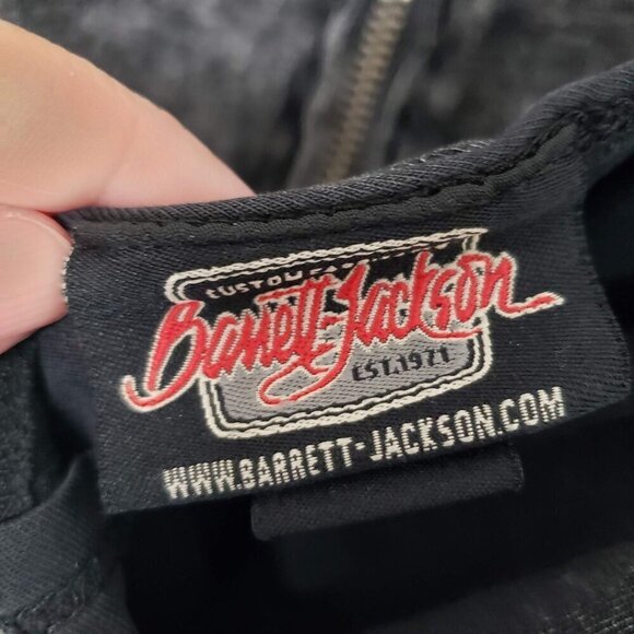 Barrett Jackson Reversible Jacket Lace Distressed Muscle Cars Womens Size Medium - Picture 11 of 16